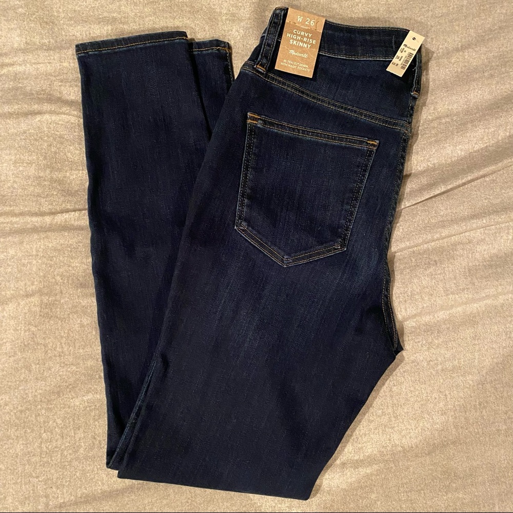 Madewell NWT 26 Curvy High Rise Skinny with Tencel